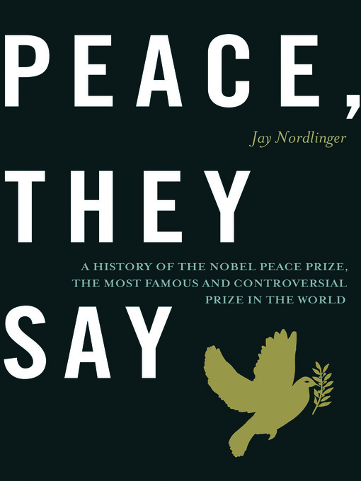 Cover image for Peace, They Say